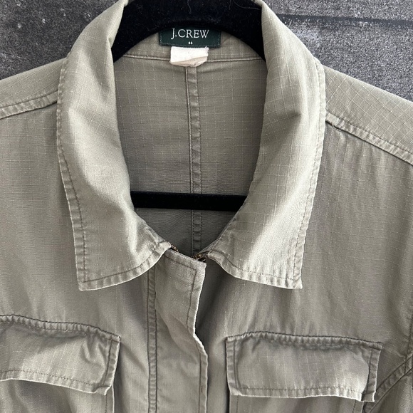 JCrew Military Cotton Jacket Size L - Picture 3 of 8